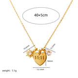 NEW CREATIVE LETTER ZIRCON LOVE PENDANT NECKLACE_CWMM3744