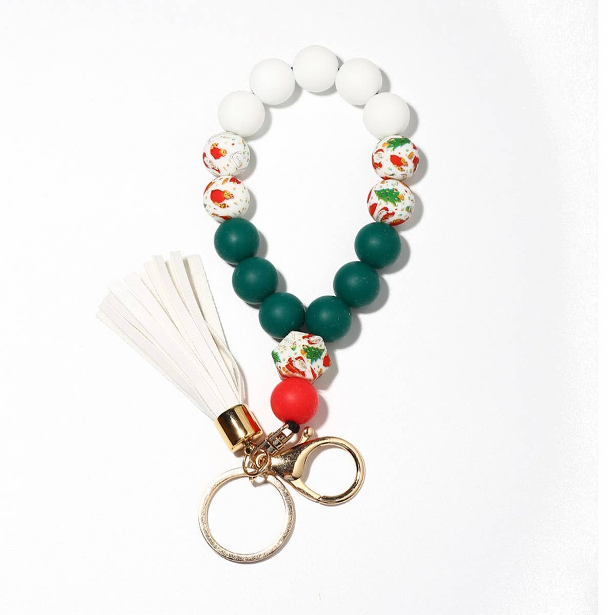 GLOWINTHEDARK HALLOWEEN KEYCHAIN SILICONE BRACELET_CWAB5098