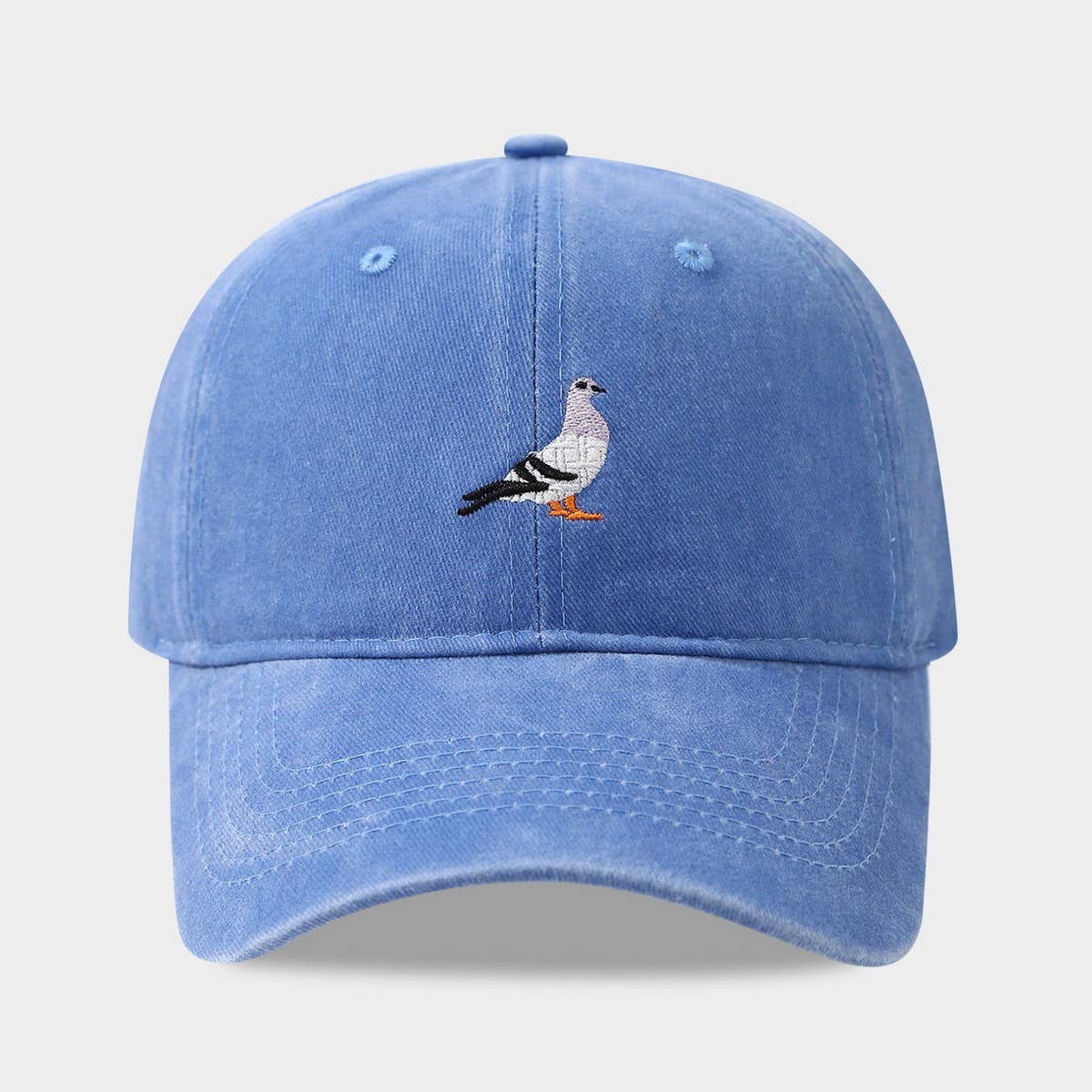 Dove Embroidered Washed Sun Baseball Cap_Cwah04644