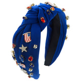 CASUAL KNOT WIDE DIAMOND HEADBAND_CWAHA1780