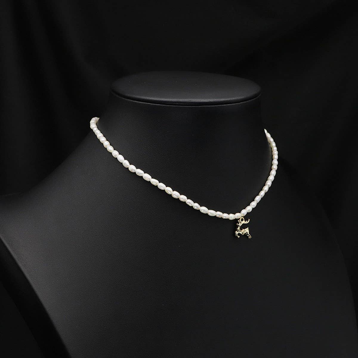 NEW HIGH END NATURAL PEARL NECKLACE FOR WOMEN_CWAJE3861