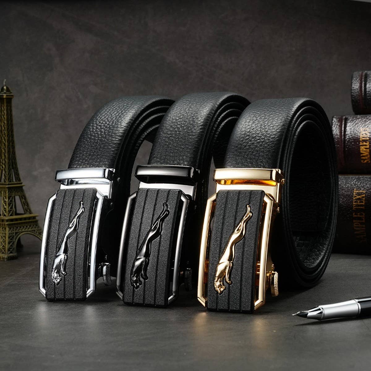 HIGH END BUSINESS AUTOMATIC BUCKLE BELTS_CWABE0470