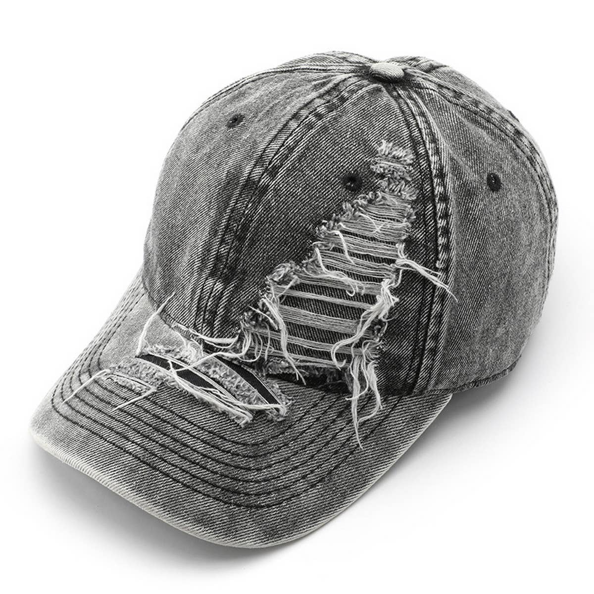 Cwah3216_Personalized Retro Solid Color Washed Baseball Cap