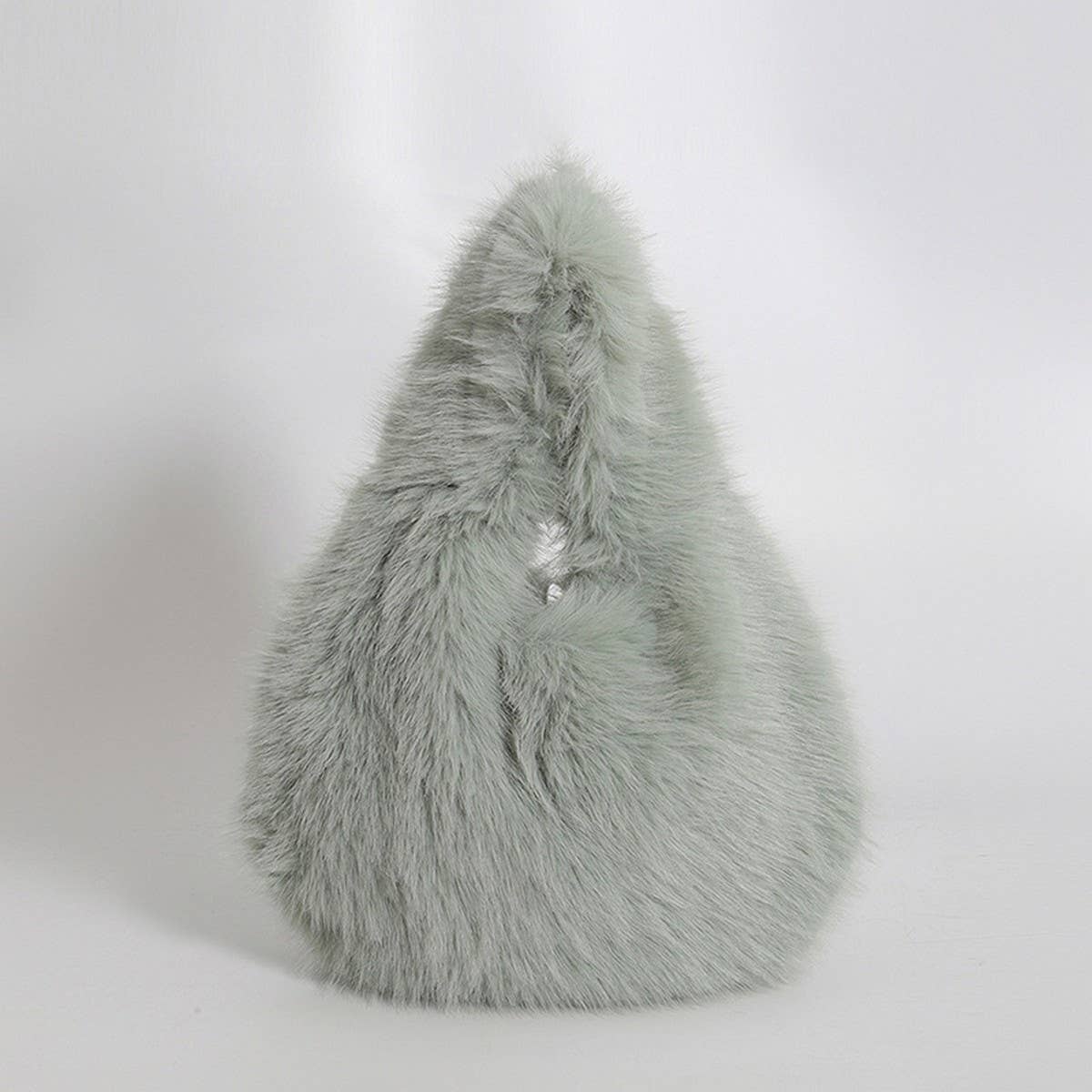 Winter Imitation Fox Fur Allmatch Handbag Plush Bag_Cwab3961