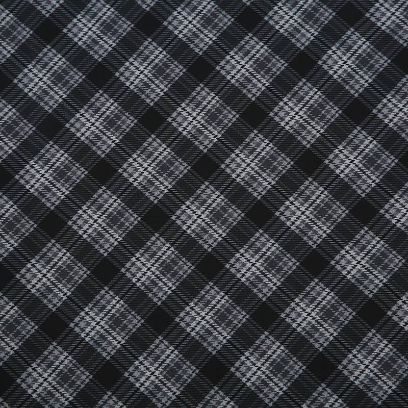 White Gauze Plaid Tall Waist Long Skirts