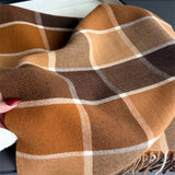 Vintage Soft Cashmere Feel Tassel Winter Scarf_Cwasc03236