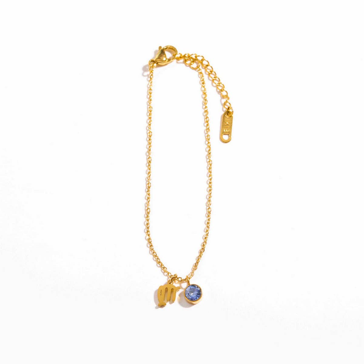 12 ZODIAC SIGNS ZIRCON HOROSCOPE RUNE BRACELET_CWAJE1611