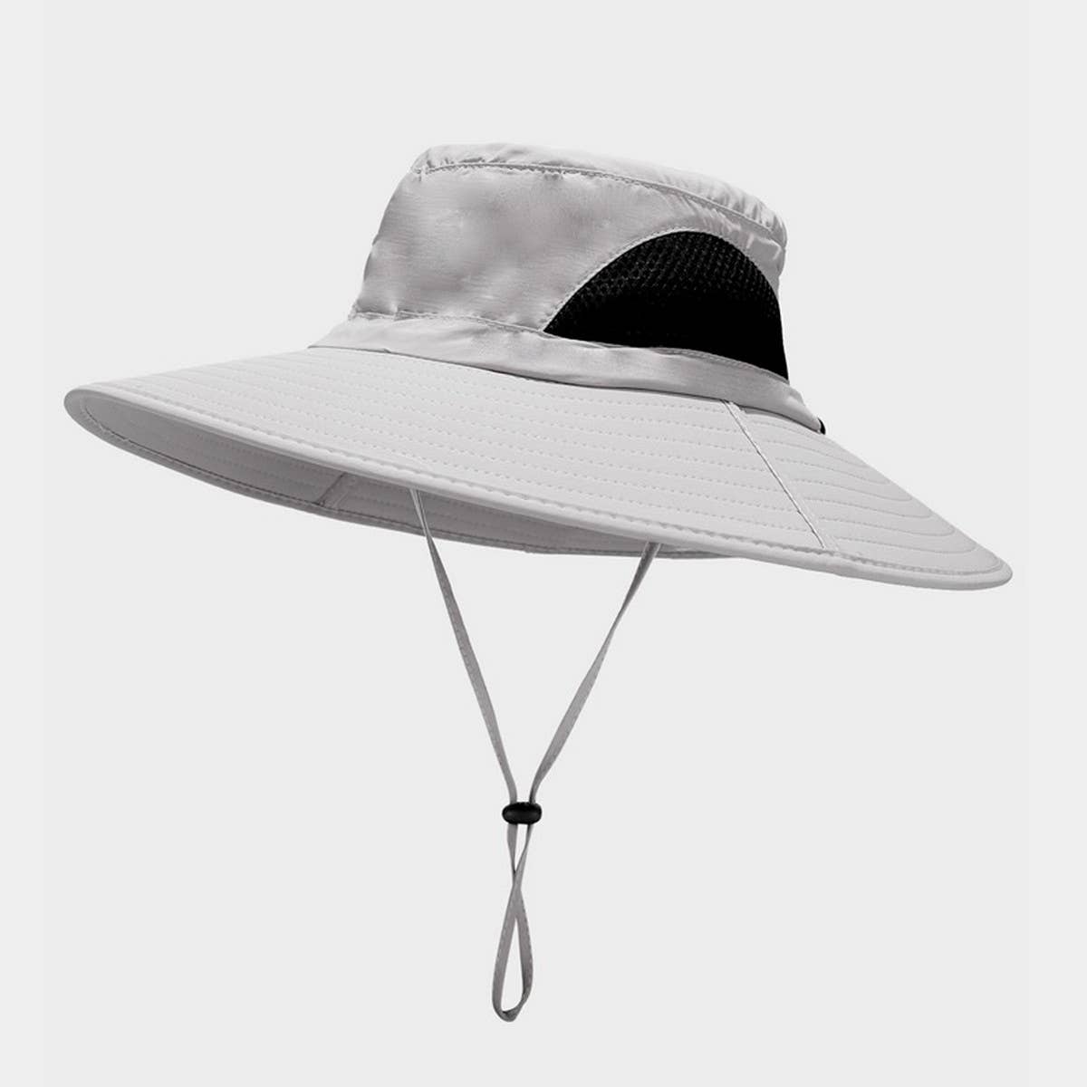 NYLON QUICK DRY WIDE BRIM SUN HAT FOR HIKING_CWAH3893