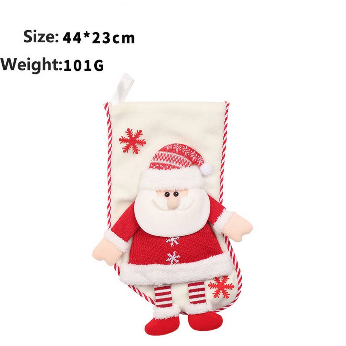 LARGE SANTA SNOWMAN STOCKING GIFT BAG_CWAJE05374