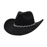 Western Cowboy Fedora Hat Ethnic Design_Cwah04437