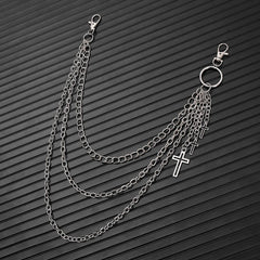 Versatile Multi-Layer Cross Trouser Chain_Cwmm4888