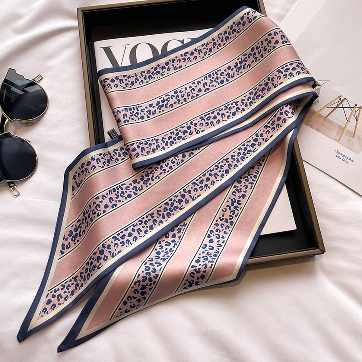 Women¡¯S Long Silk Scarf ? Stylish Neck Accessory_Cwasc03144