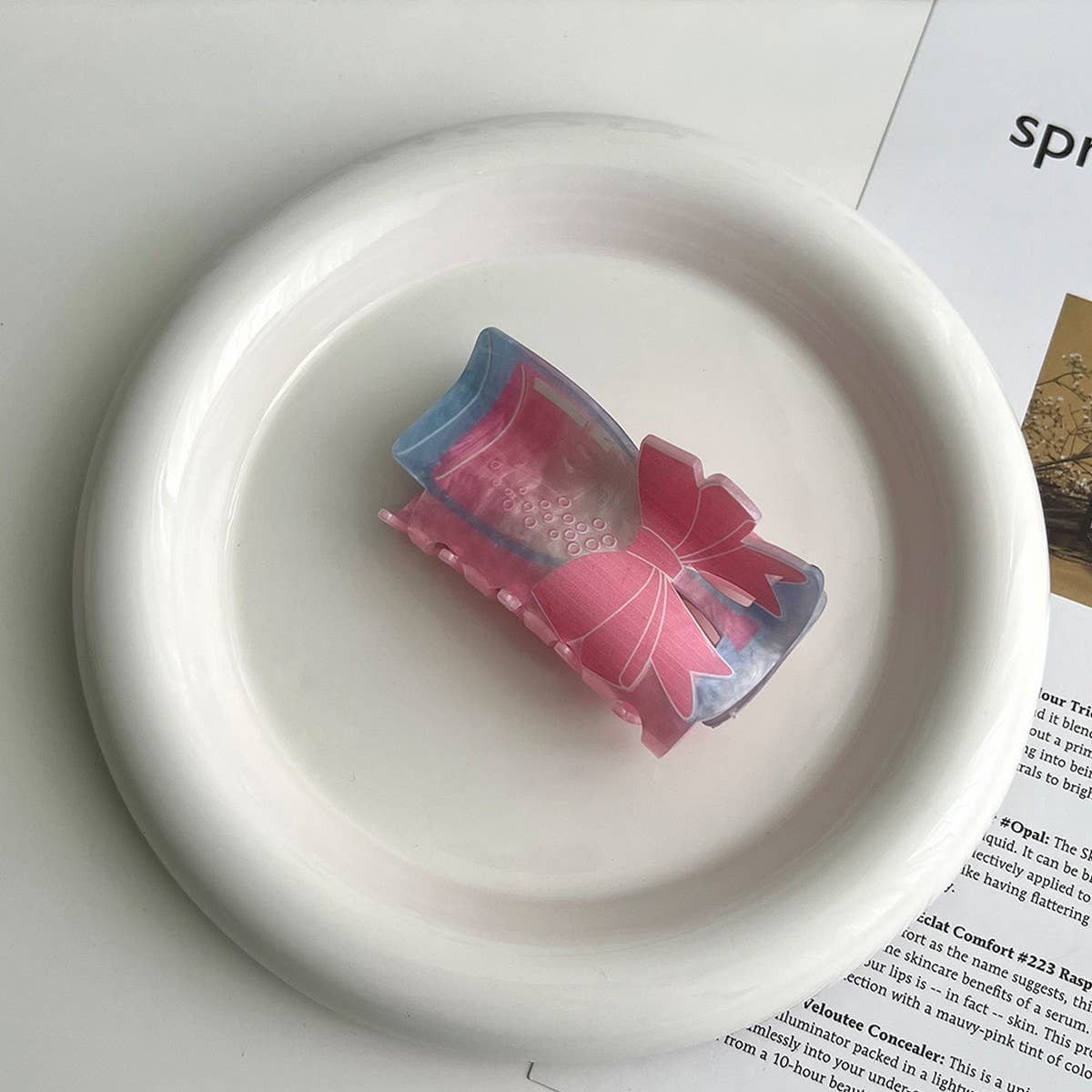 HALLOWEEN GHOST CARTOON HAIR CLAW CLIP FOR GIRLS_CWAHA5781