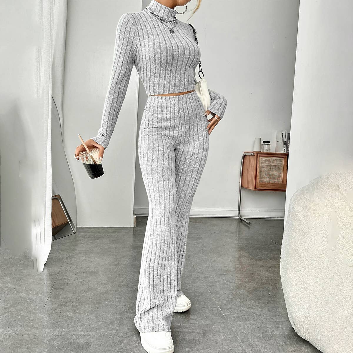 Style Fashion Leisure Sports Ethos Two-Piece Set