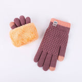 DOUBLE LAYER KNITTED TOUCHSCREEN FLEECE GLOVES_CWAG0235