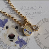 New Dog Stainless Steel Painted Necklace_Cwmm5700