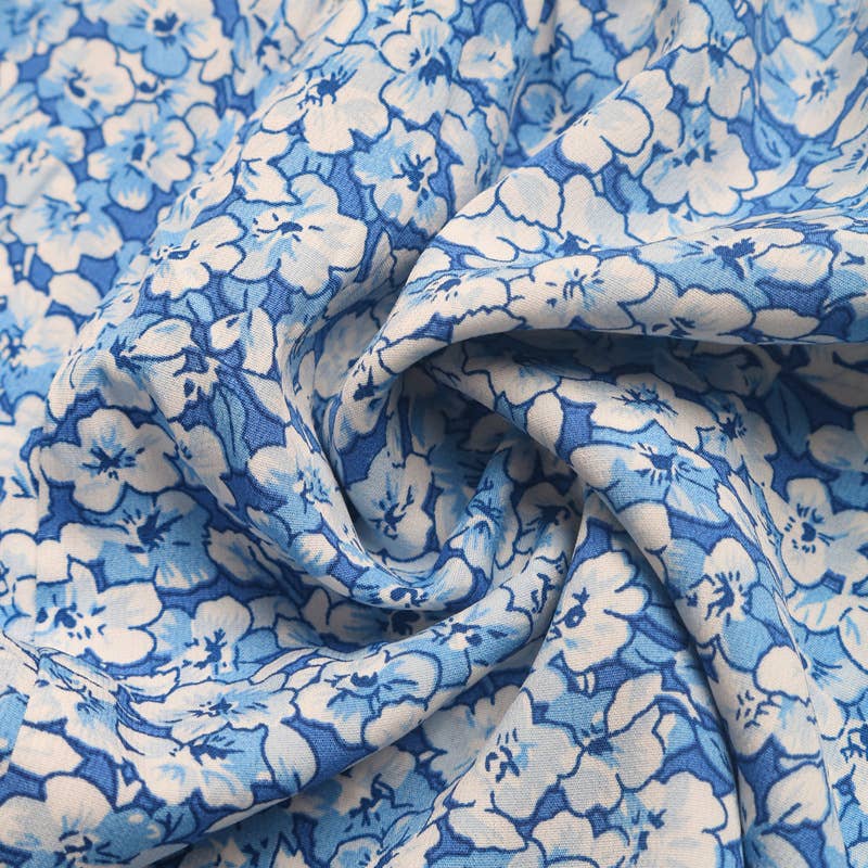 Tailored Floral Double-Layer Short Skirt