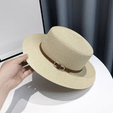 SUMMER BEACH ELEGANT SUN PROTECTION STRAW HAT_CWAH3415