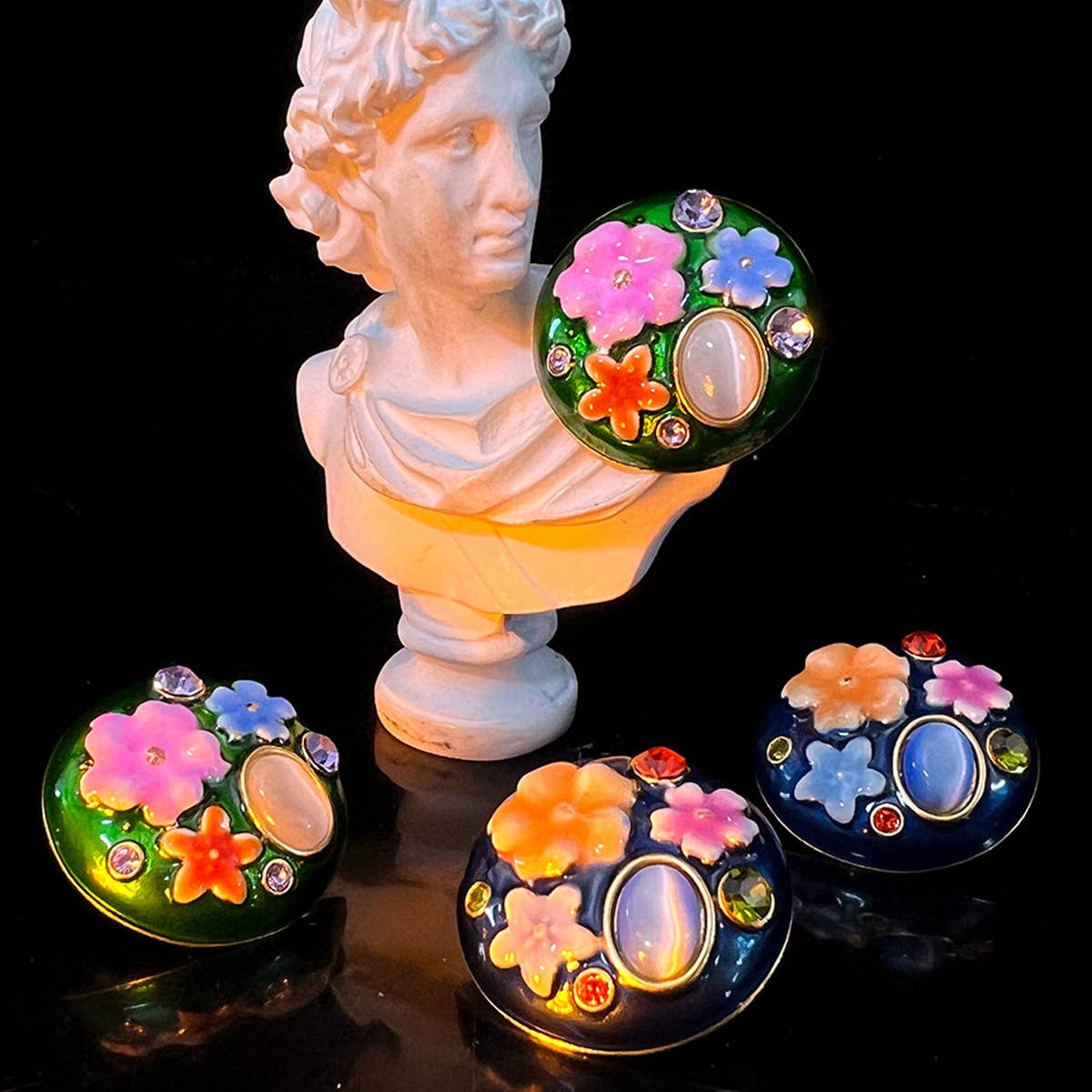 RETRO NEW CHINESE FLOWER STUD EARRINGS_CWAJE1116