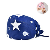 SCRUB CAP PRINTED SURGICAL CAP WORK CAP_CWAH3383