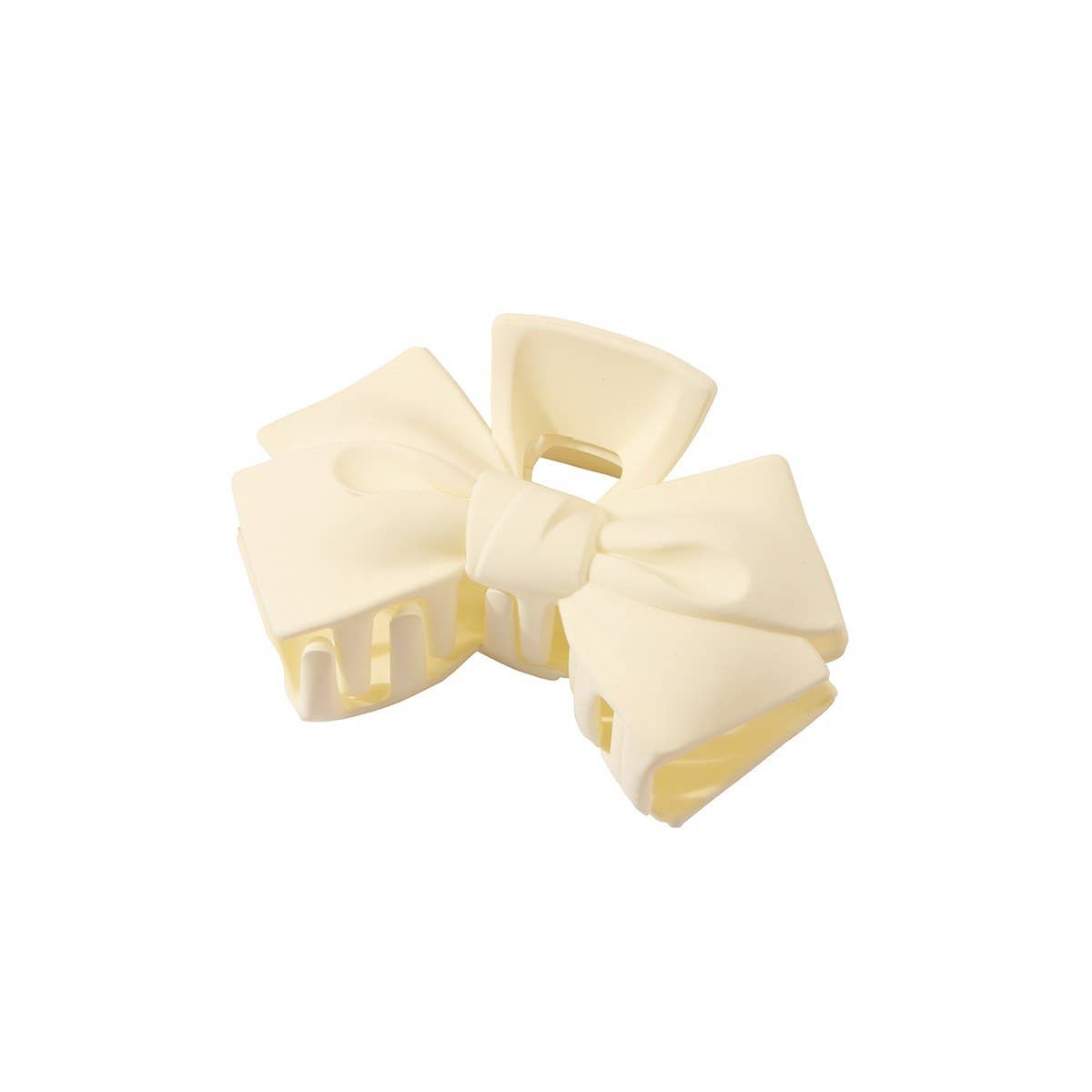 Cwaha07452_Korean Bow Hair Claw Clip For Women Updo