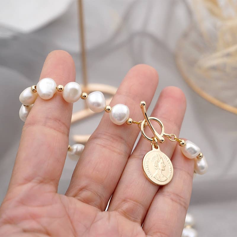 Baroque Freshwater Pearl Bracelet_Cwaje4516