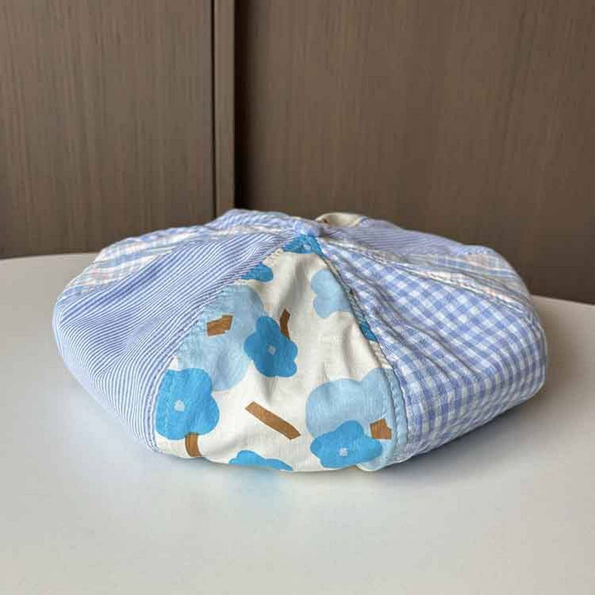 PINK SWEET SPLICING CLOUD BERET_CWAB2904