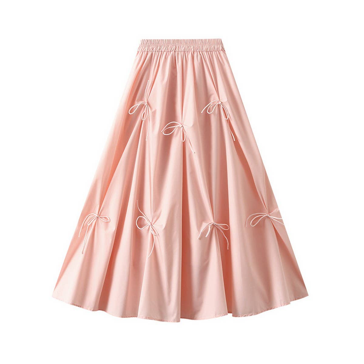 HIGH WAIST A LINE SKIRT TEMPERAMENT UMBRELLA SKIRT_CWBMS0289