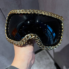RETRO FUTURISTIC METAL PUNK SUNGLASSES_CWASG0807