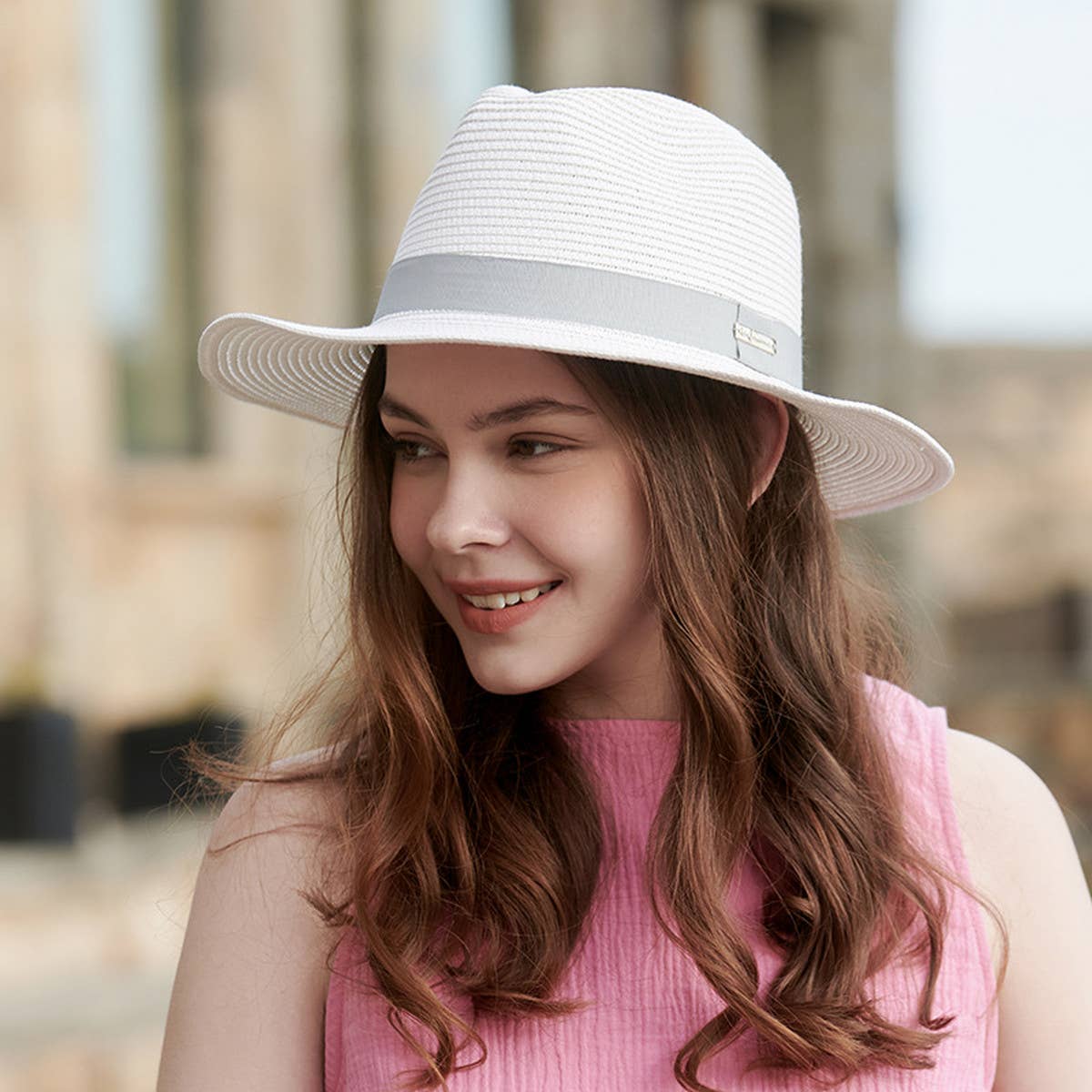Versatile Sun Protection Woven Hat_Cwah1345