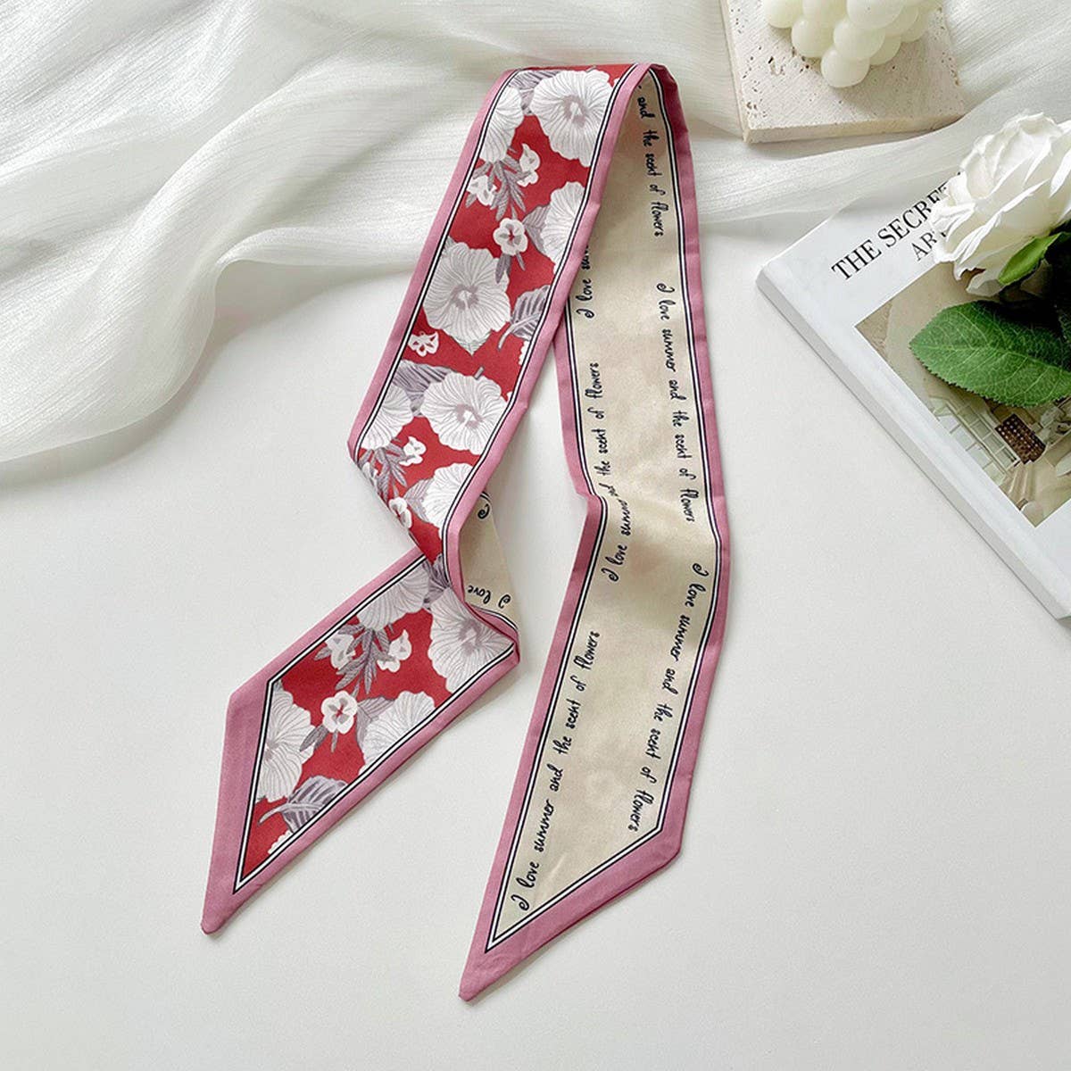 Women Versatile Printed Floral Hairband_Cwasc0703