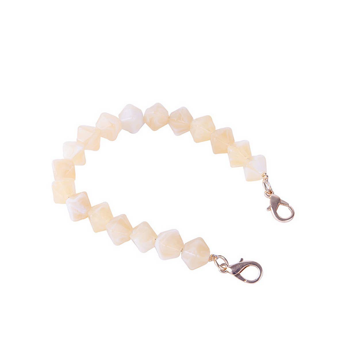 COLORFUL ACRYLIC IRREGULAR BEAD BAG CHAIN 11 81IN_CWMM5115