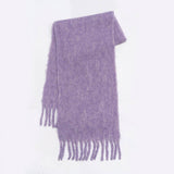 GRADIENT LOOP YARN TASSEL SCARF FOR WINTER_CWASC2354