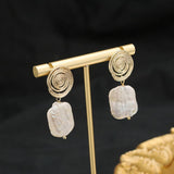 NEW HIGH END NATURAL PEARL EARRINGS FOR WOMEN_CWAJE3810