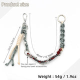 LEATHER WOVEN KEYCHAIN HANDCRAFTED BAG CHARM_CUAB00439