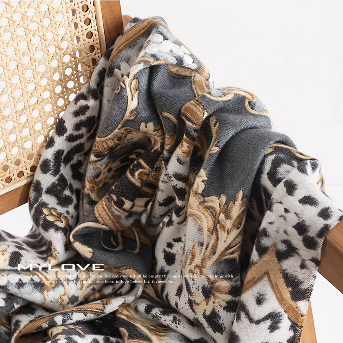 LEOPARD PRINT SCARF CHIC WARM SHAWL FOR WOMEN_CWASC0465