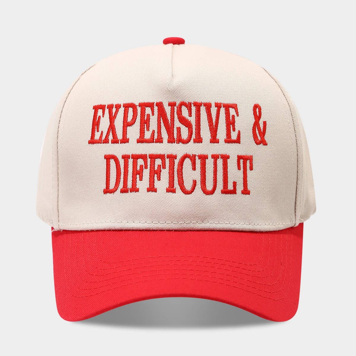 Retro Letter Embroidery Baseball Cap Unisex_Cwah04658