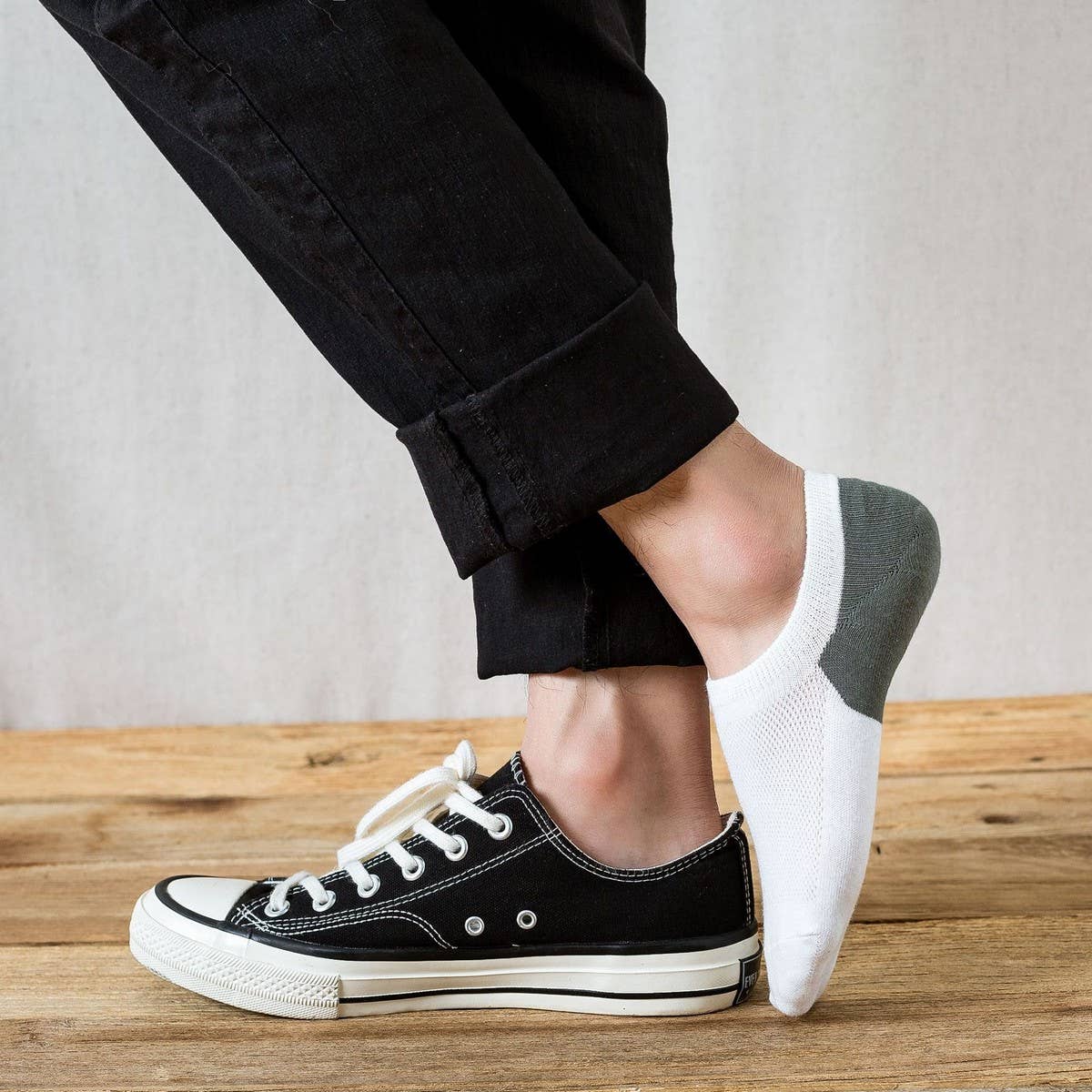 Versatile Colorblock Men'S Breathable Socks_Cwms2002