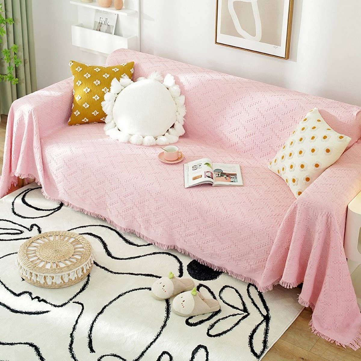 ALL COVER COUCH BLANKET FOR 1 3 SEAT SOFA_CWMM9639