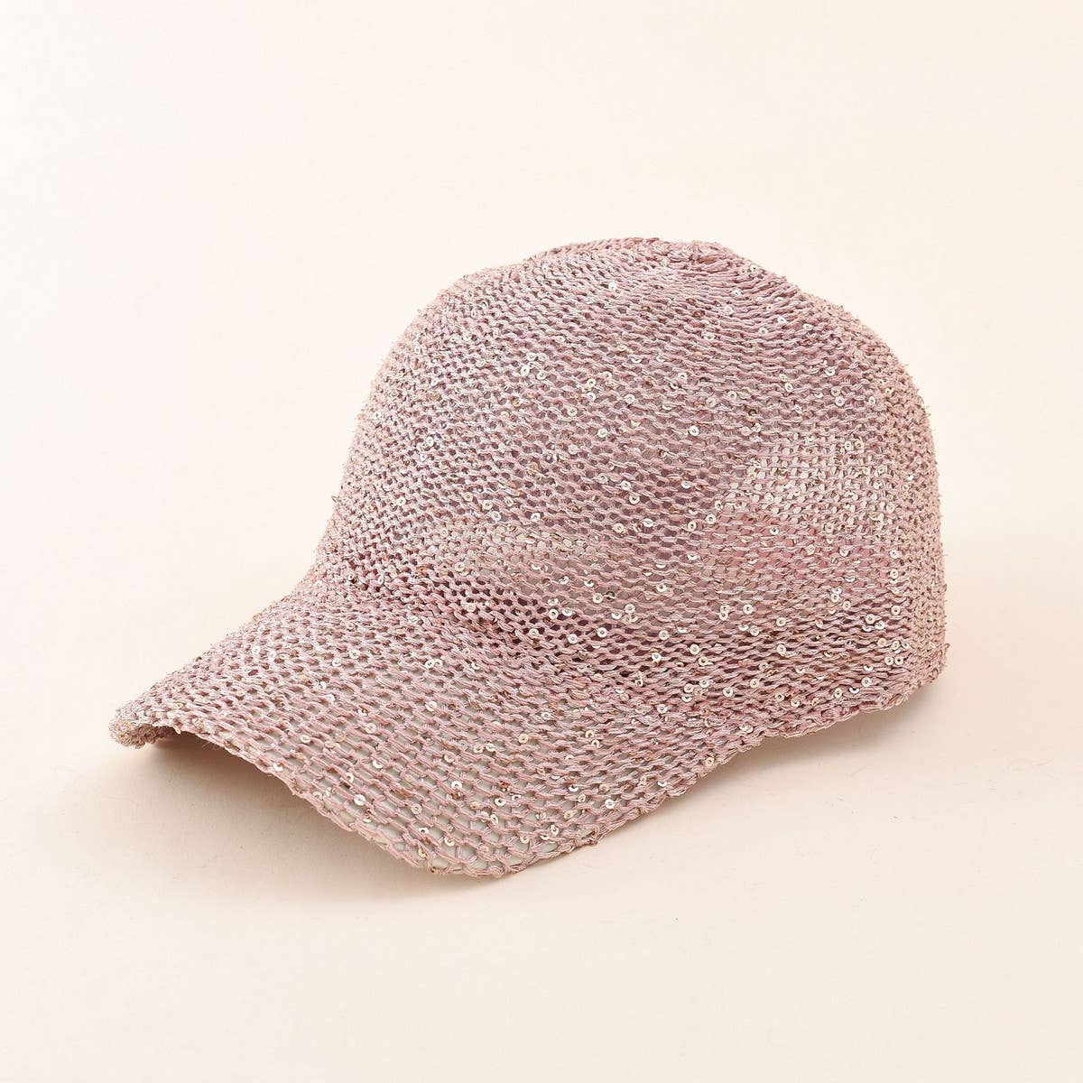 Wome Trend Summer Sequins Baseball Cap Sun Hat Cwah1413