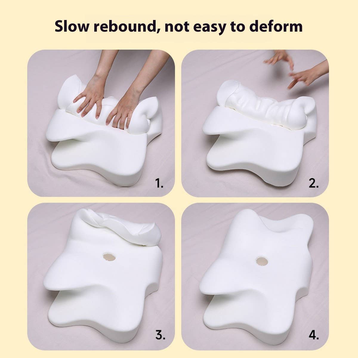 A CLASS MEMORY FOAM NECK PILLOW WITH PILLOWCASE_CWMM8092