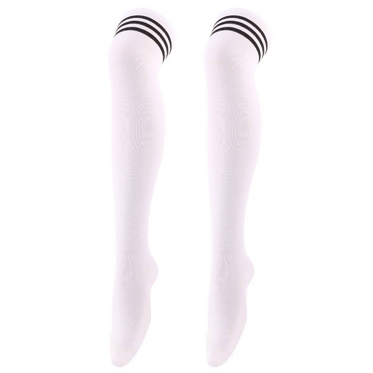 Cwmm10069_Women Three-Stripe Knee-High Socks