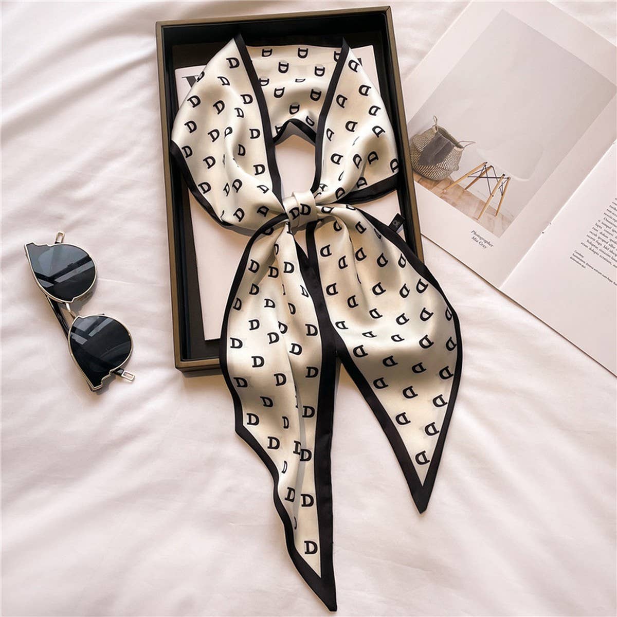 FASHIONABLE AND VERSATILE DOUBLE LAYER HEAD SCARF_CWASC1513