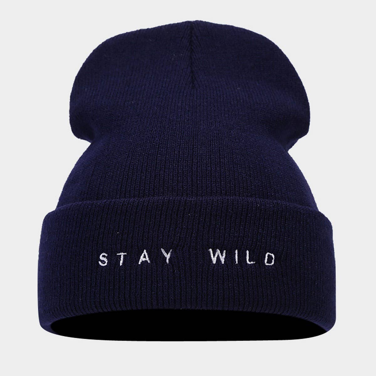 FASHION LETTER EMBROIDERY SIMPLE KNITTED HAT_CWAH2087