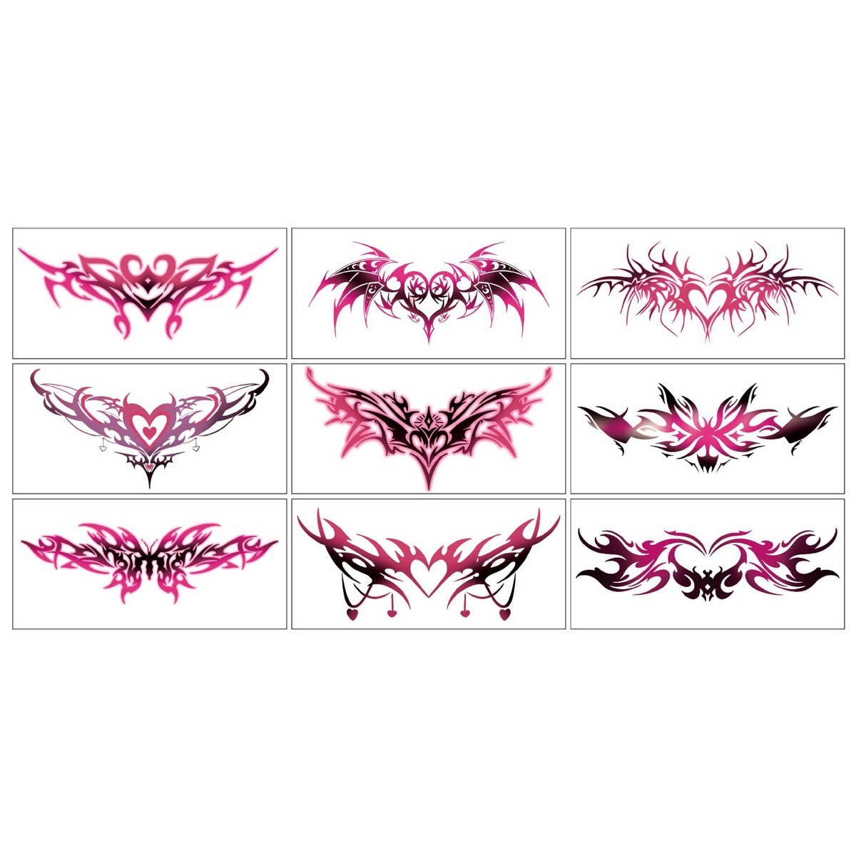 SEXY DEMON TATTOO STICKERS FOR BODY COUPLE FUN_CWMM8222
