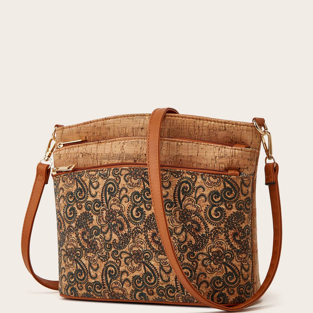 RETRO PRINT ETHNIC STYLE SHOULDER BAG_CWAB2634