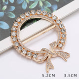 RING WITH BOW AND DIAMONDS SCARF RING WOMEN_CWMM2130