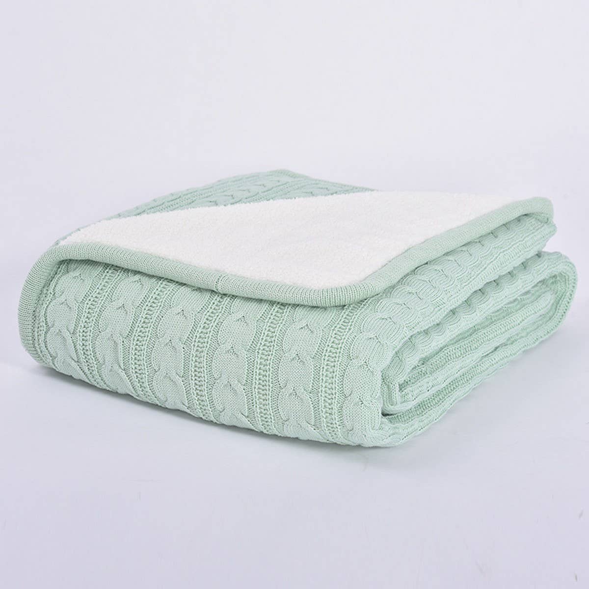 SOLID COLOR PLUSH KNITTED WOOL THROW BLANKET_CWMM2366