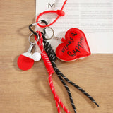 Vintage Heart Mini Ping Pong Ball Keychain_Cwmm7837