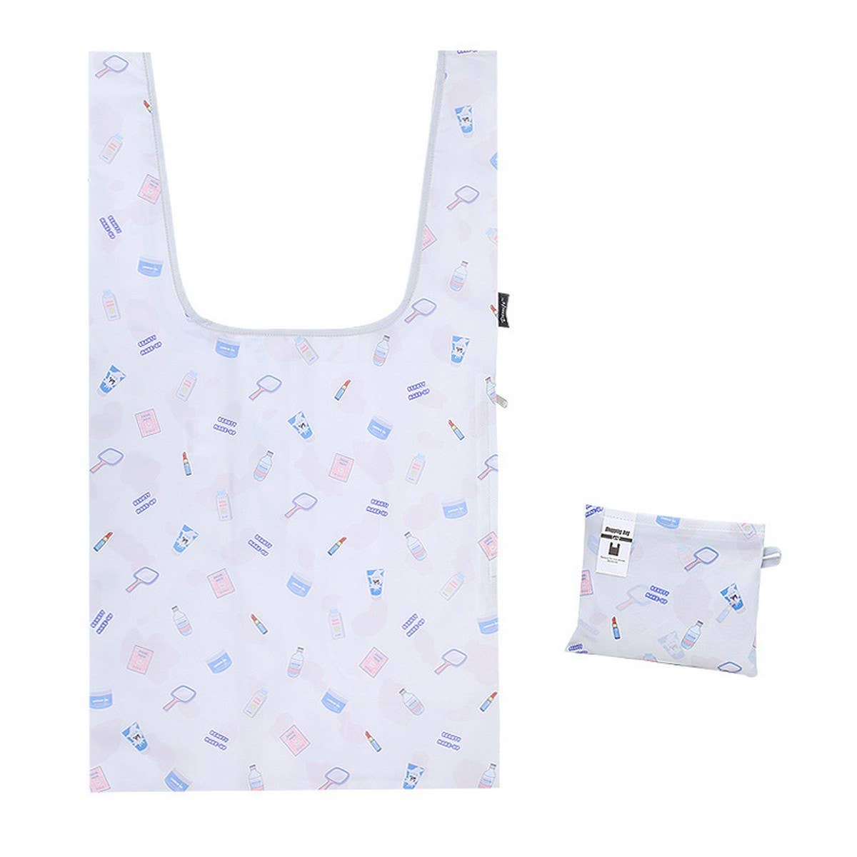 FOLDING DOUBLE SHOPPING BAG LARGE HANDBAG_CWAB1818